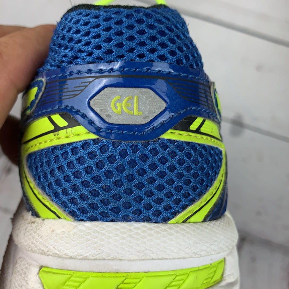 ASICS “GT 1000 2” blue & yellow running shoe sz 6 - Picture 10 of 14